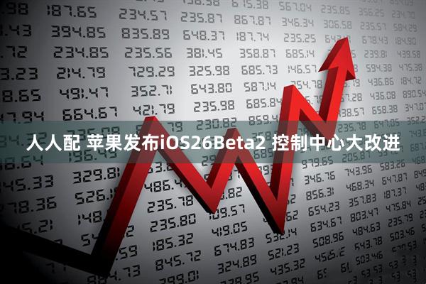 人人配 苹果发布iOS26Beta2 控制中心大改进