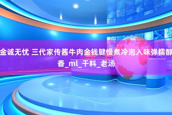 金诚无忧 三代家传酱牛肉金钱腱慢煮冷泡入味弹糯醇香_ml_干料_老汤